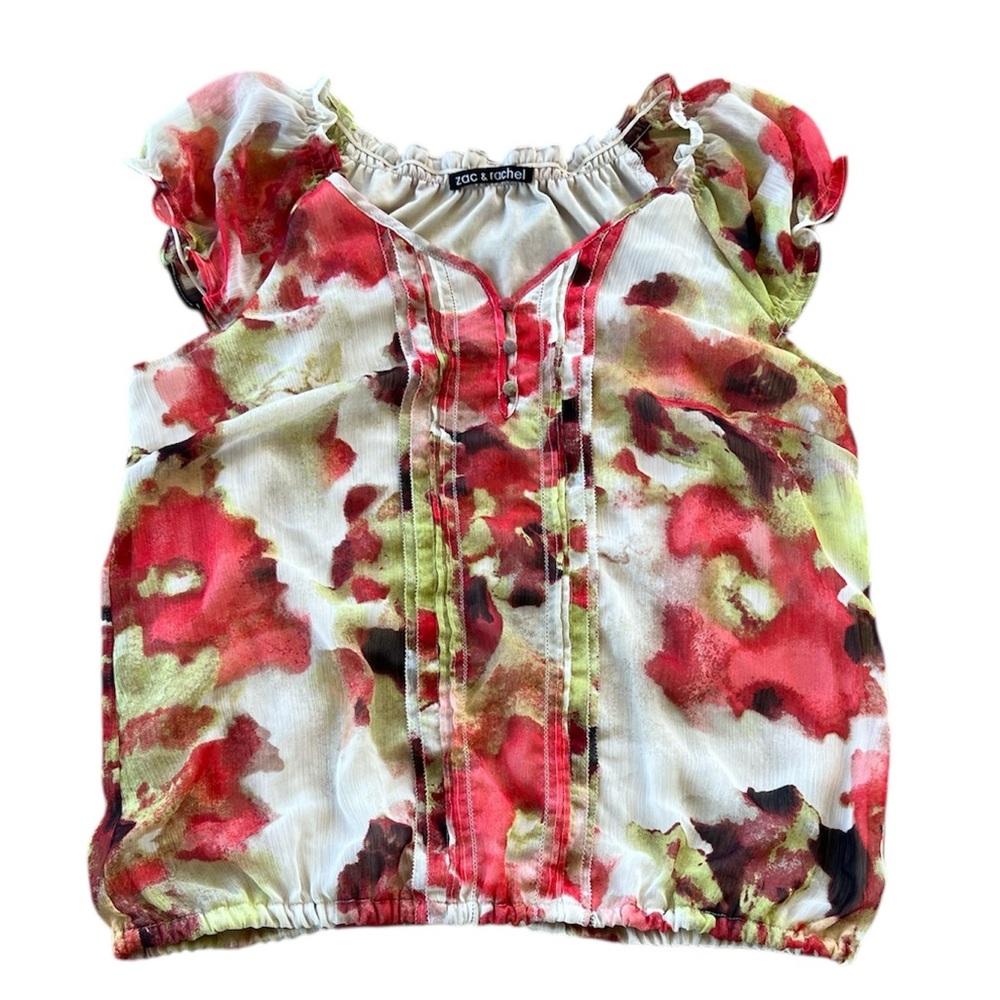 Zac & Rachel Multicolor Floral Top